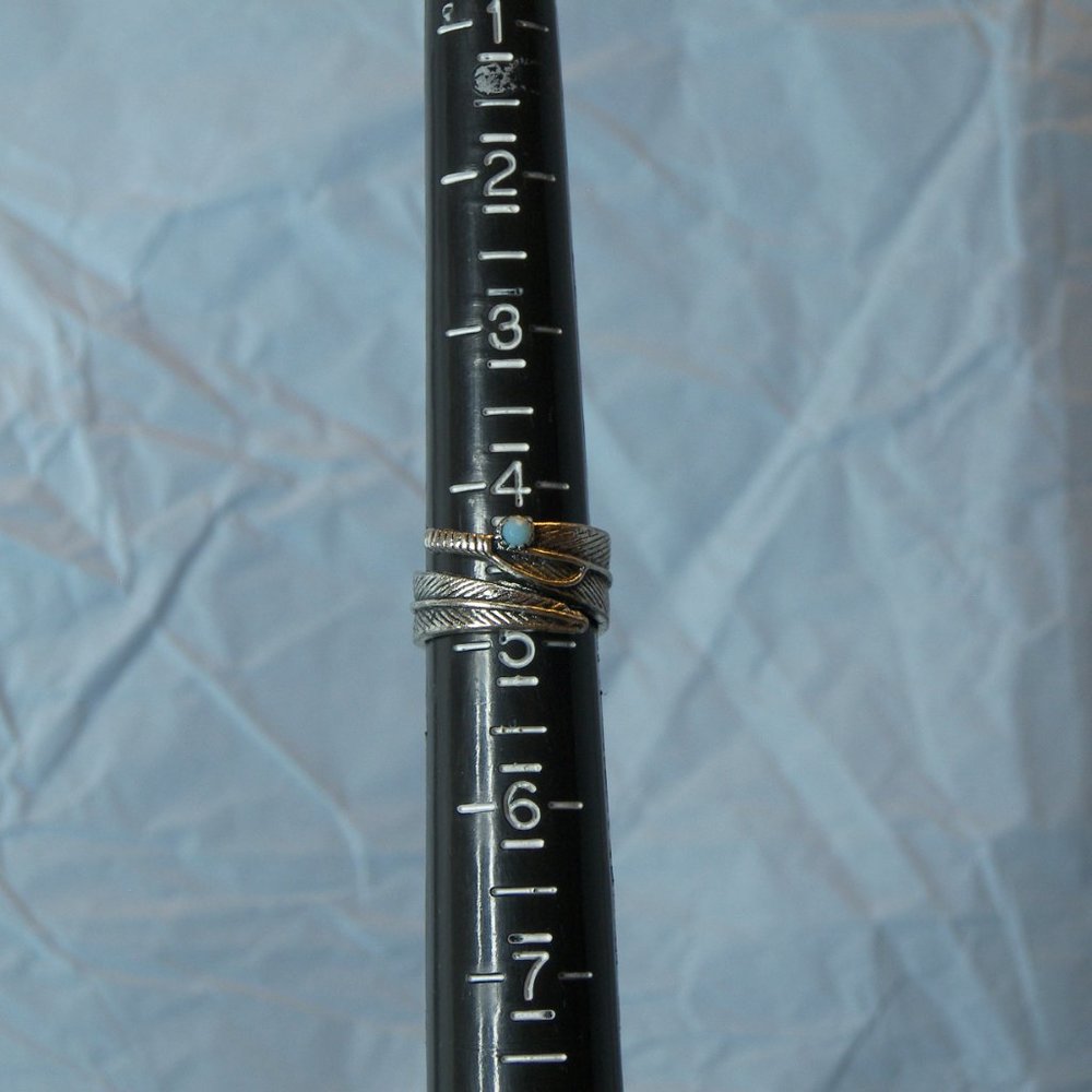 Adjustable Feather Ring - image 2